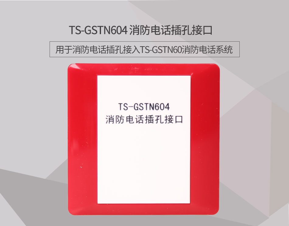 甘肅海灣TS-GSTN604消防電話接口情景展示